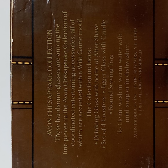 Avon Chesapeake Collection of 2 Drinking Glasses 8 oz Mallard Ducks - Picture 9 of 14